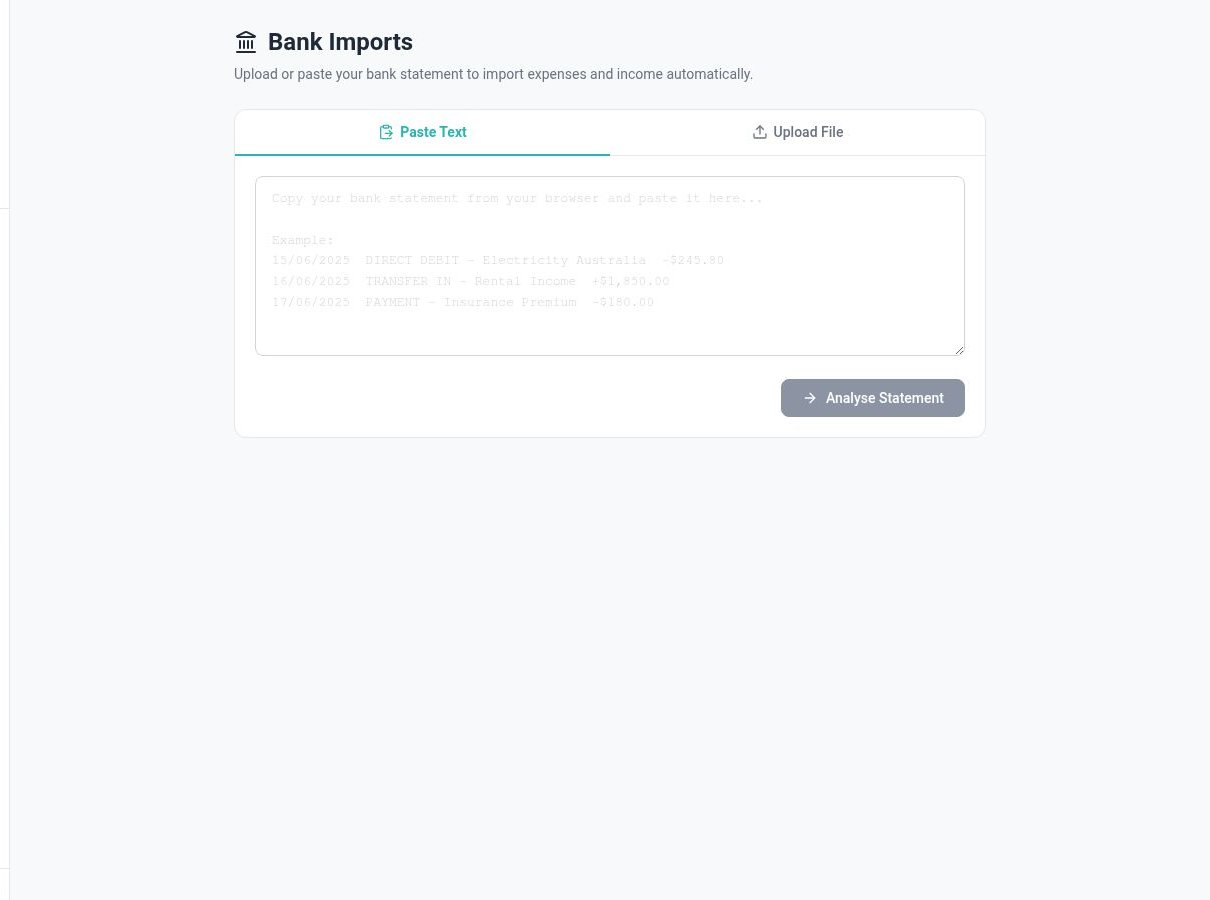 AI-powered bank statement import